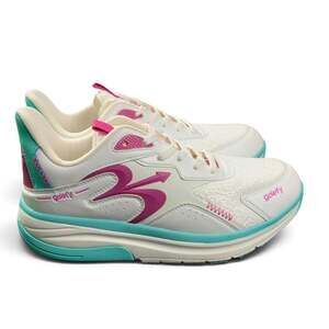 GDEFY Energiya Women Size 9 White Pink Teal VersoShock Walking Shoes